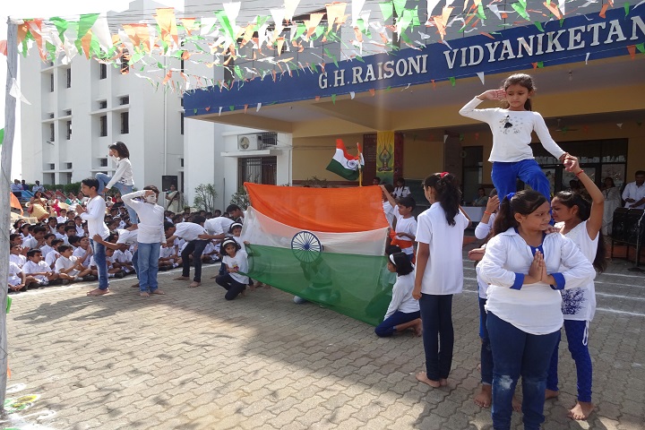 G H Raisoni Vidya Niketan-Independence Day Celebrations