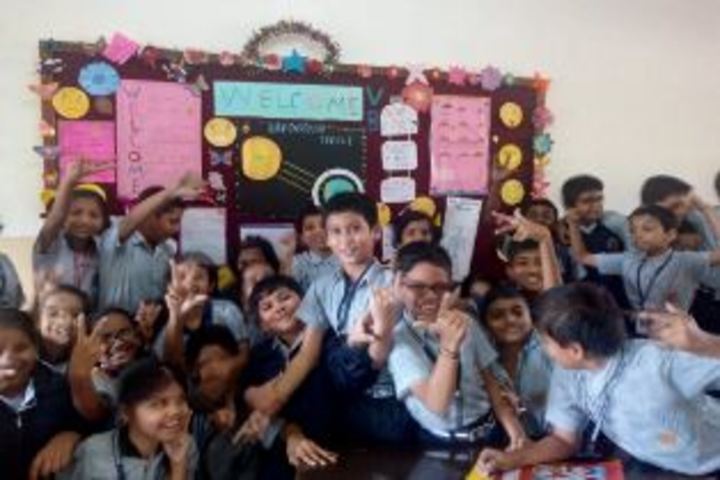 High Vision International School-Board Decoration Activity