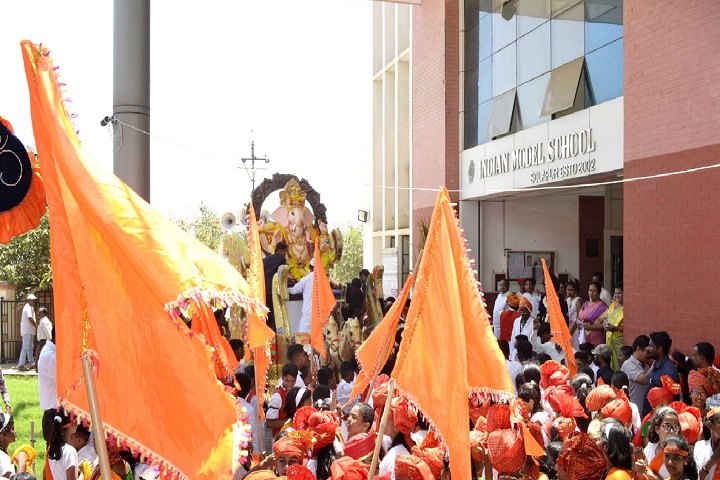 Indian Model School-Ganesh uthsav
