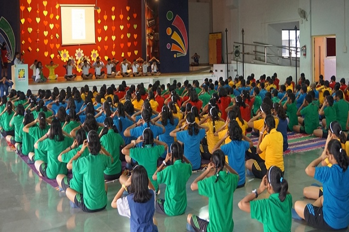Indira National School-Yoga Day