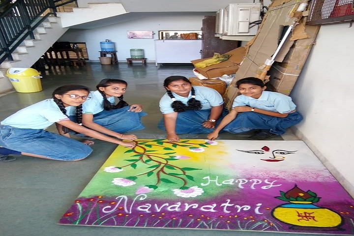 Jawaharlal Darda English Medium School-Rangoli