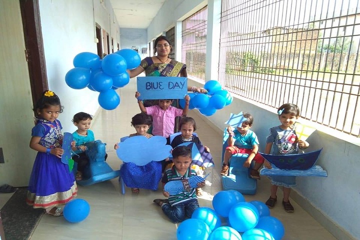 K P Asati Public School-Blue Day