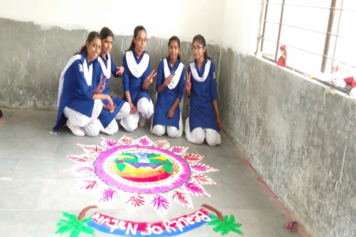 Dav Public School-Rangoli Competition