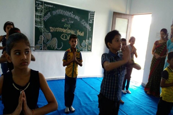 Mnr International School-Yoga Day