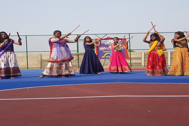 Narayana E Techno School-Dandiya