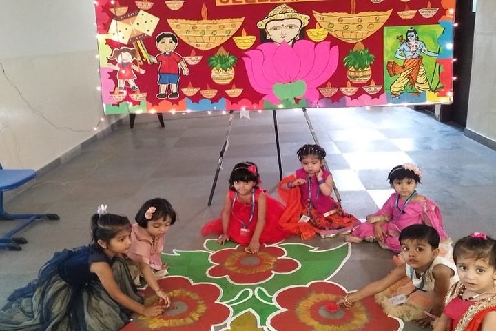 Narayana E Techno School-Rangoli