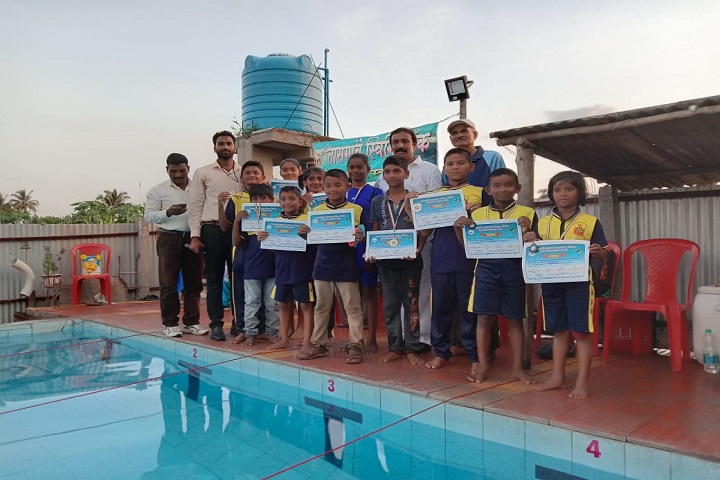 Nav Krishna Valley School-Swimming competition winners