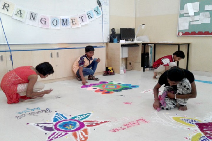 Podar International School-Rangoli