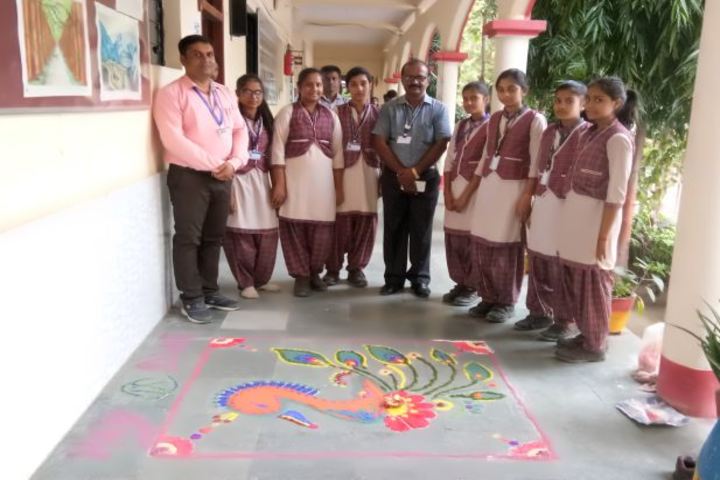 Dav Public School-Rangoli