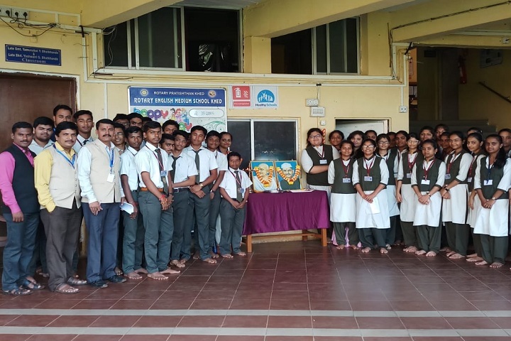Royary English Medium School-Gandi jayanti celebrations