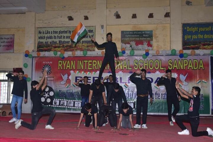 Ryan International School-Human Pyramid