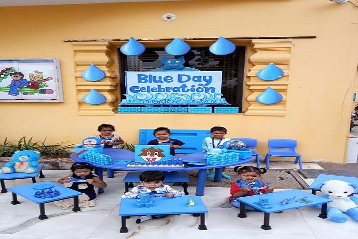 Samata International School-Blue Day
