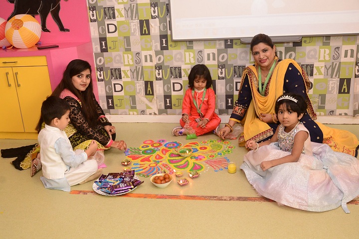 Seven Square Academy-Rangoli Competition