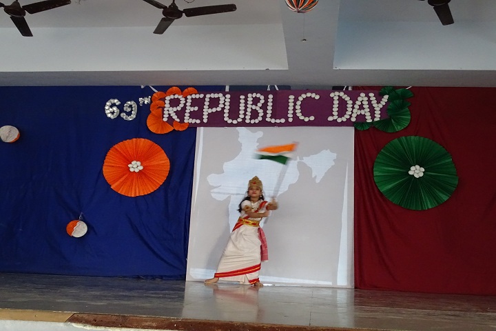 Sheth Karamshi Kanji English School-Republic day celebration