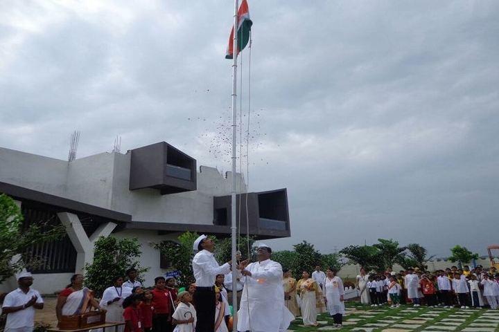 Sushganga Public School-Flag Hoisting