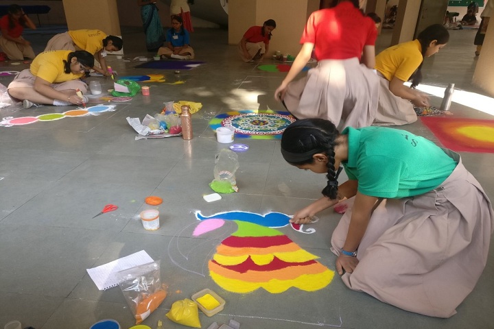 Symbosis School-Rangoli