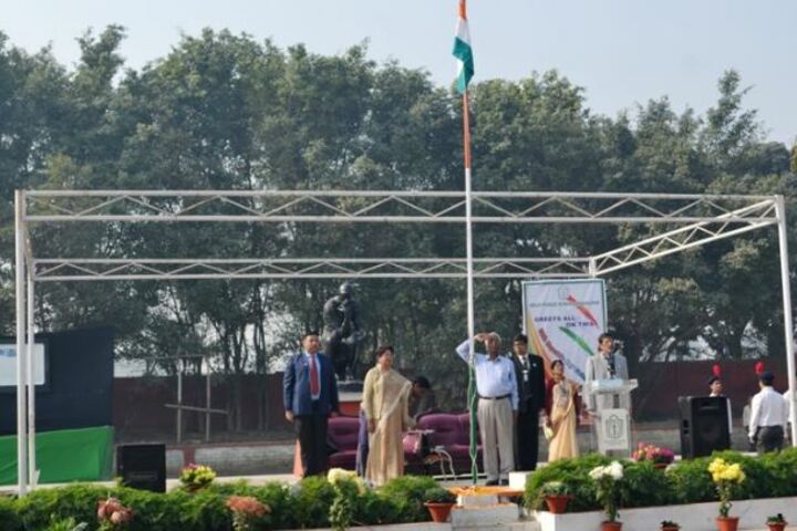 Delhi Public School-Flag Hoisting