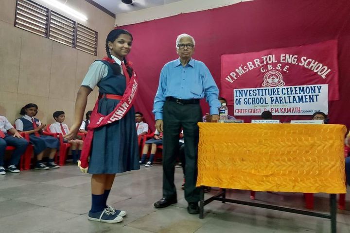 V.P.Ms B.R.Tol English High School-Investiture Ceremony