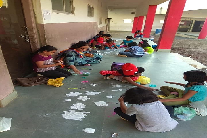 Yugdharma Public School-Rangoli Competition