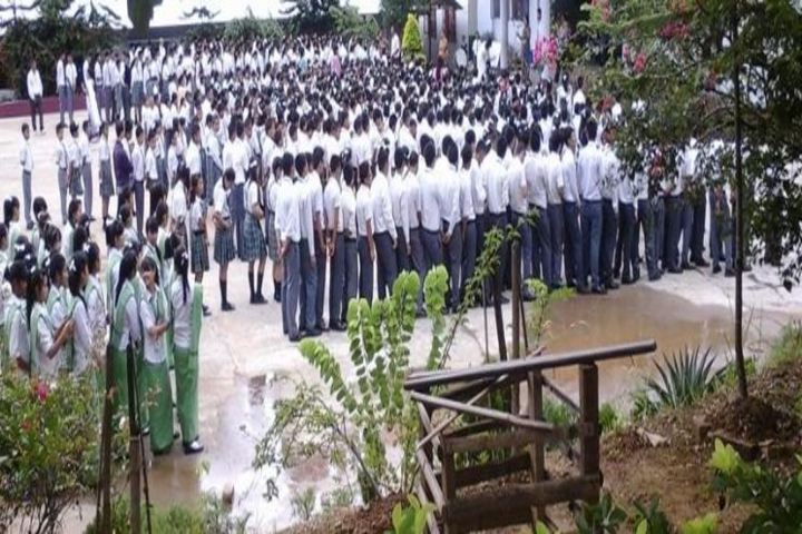 Mega Manipur School-Morning Assembly