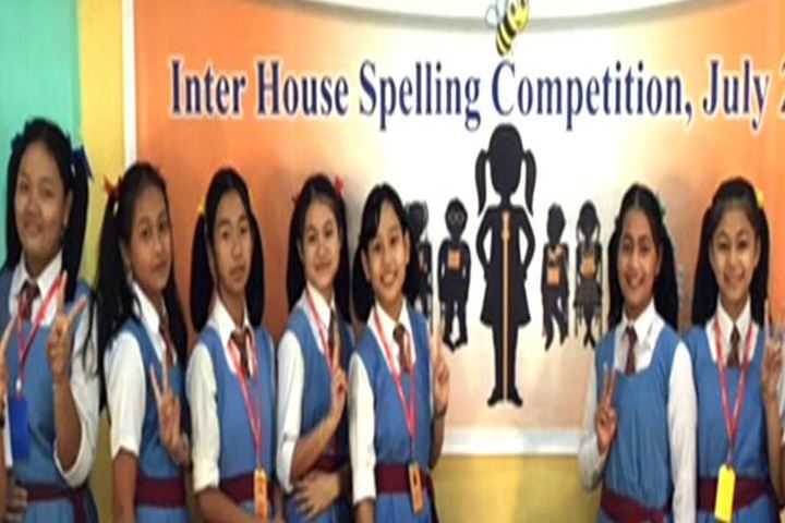 Rajkumari Sanatombi Devi Vidyalaya-Inter house spwlling Competetion