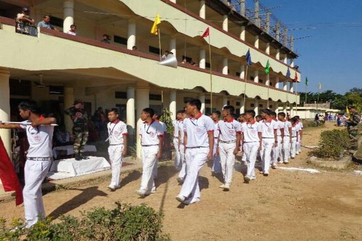 RK Sanatombi Vidyalaya-March-past