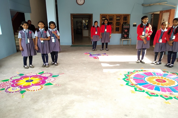 Brahmani Public School-Rangoli-Celebration