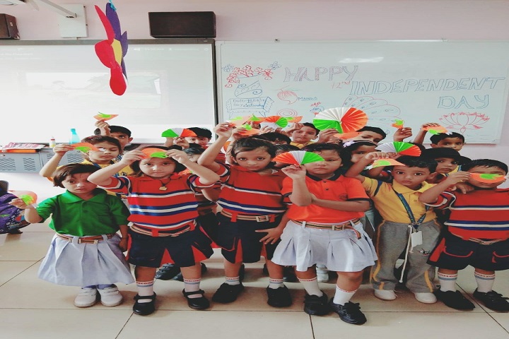 G D Goenka Public School-Tri Colour Activity