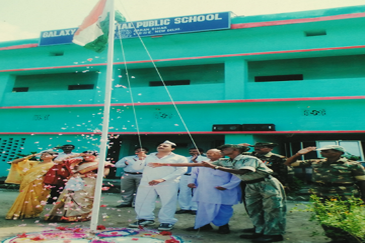 Galaxy Residential Public School-Flag Hoisting