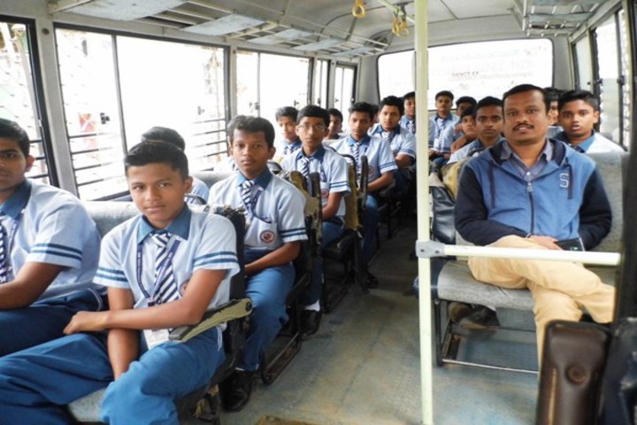 Shrikrishna International School bus facility