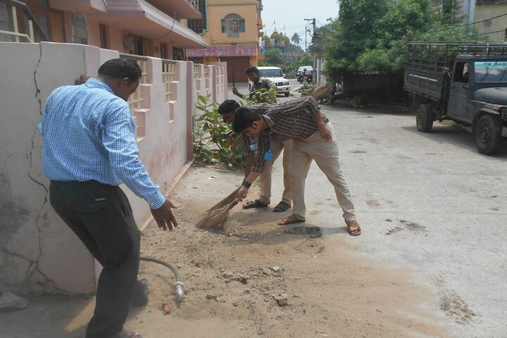 Takshashila Residential School Ganjam-Swatch Bharat