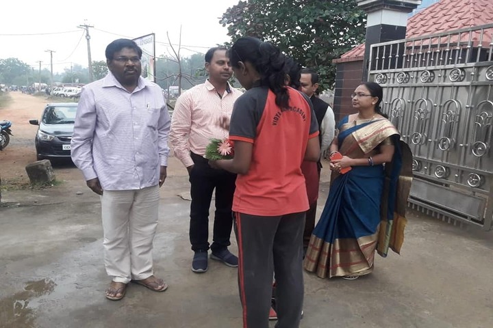 Vidyasagar Academy English Medium School-Welcoming Cheif Guest