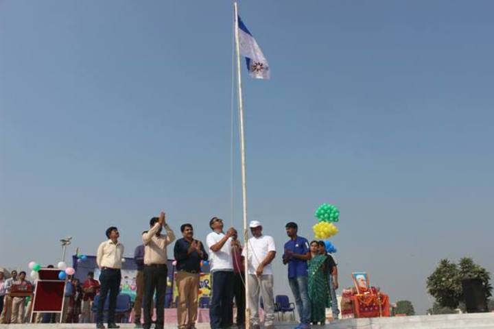 Vikash Residential School-Flag Hoisting