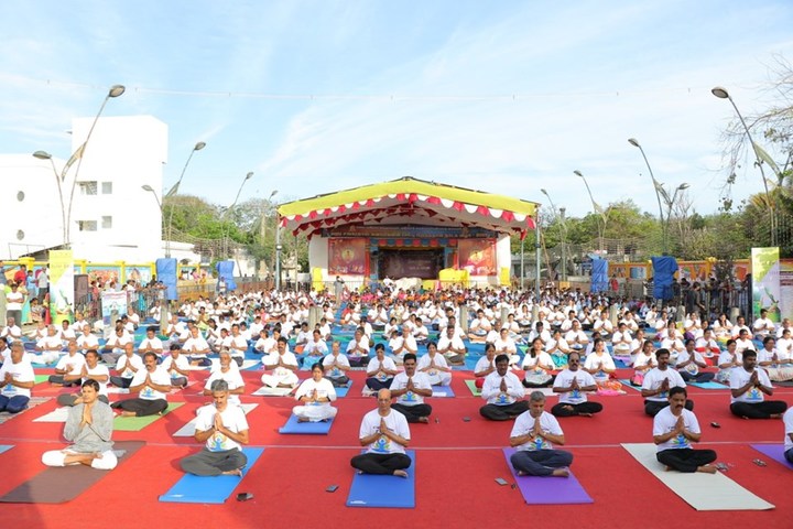 Achariya Siksha Mandir Villianur-International Yoga Day