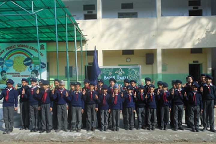 Army Public School Kandrori-Campus-View front with students