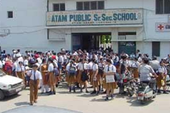 Atam Public Senior Secondary School-Campus-View with students
