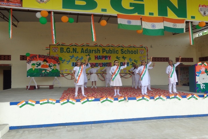 BGN Adarsh Public School-Events independance day