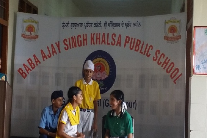 Baba Ajay Singh Khalsa Public School-Skit