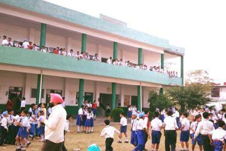 Baba Manjh Convent School-Campus-View inside with students
