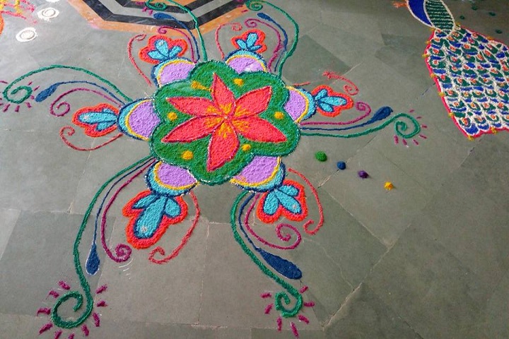 Bills Public School-Events rangoli