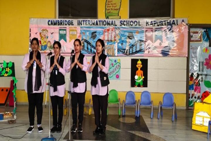 Cambridge International School-Singing