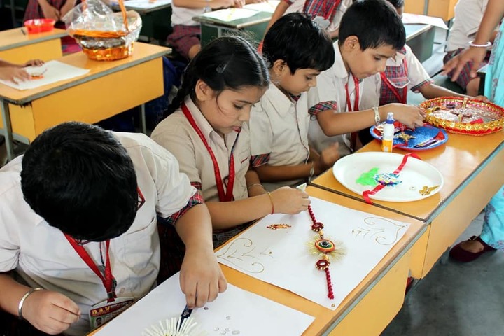 DAV Centenary Public School-Rakhi Making Competition