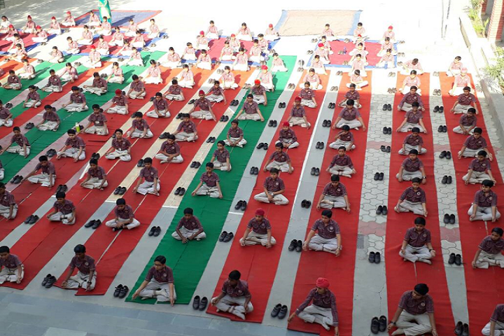 D A V Public School-Yoga