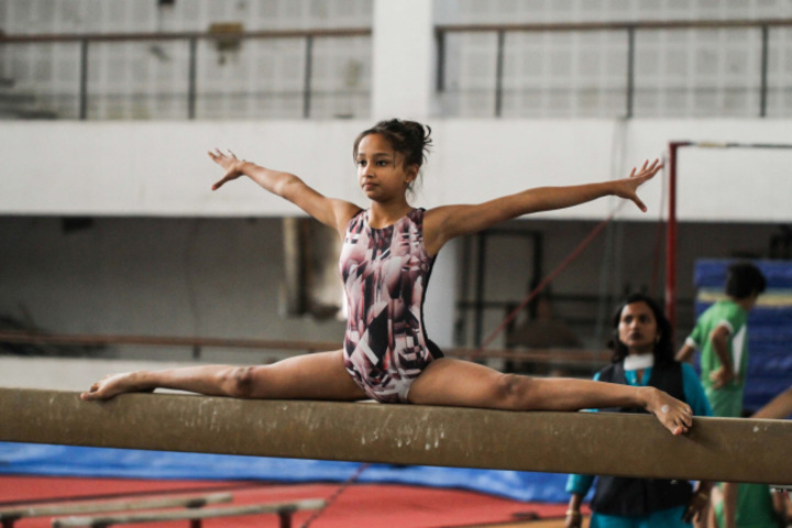 D A V Public School-Gymnastics