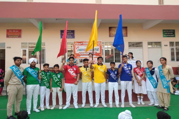 D A V Model Senior Secondary School-Investiture Ceremony