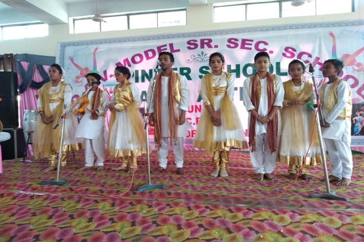 D A V Model Senior Secondary School-Music Activity