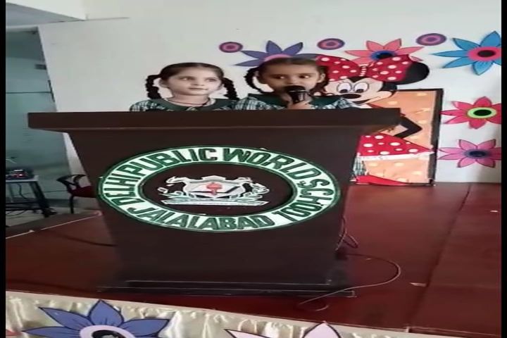 Delhi Public World School-Speech