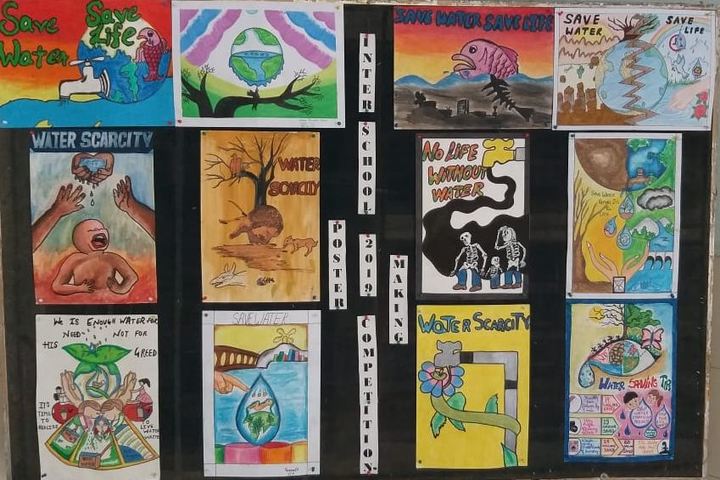 Don Bosco Senior Secondary School-Poster Making