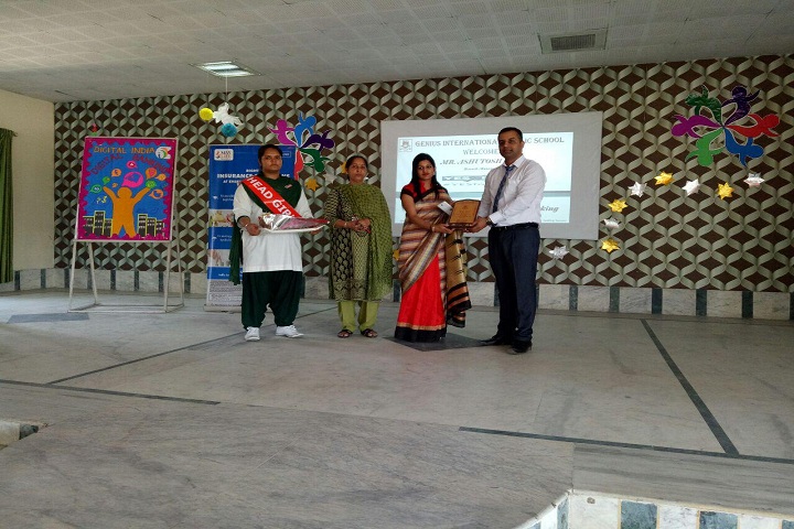 Genius International Public School-Award Receiving