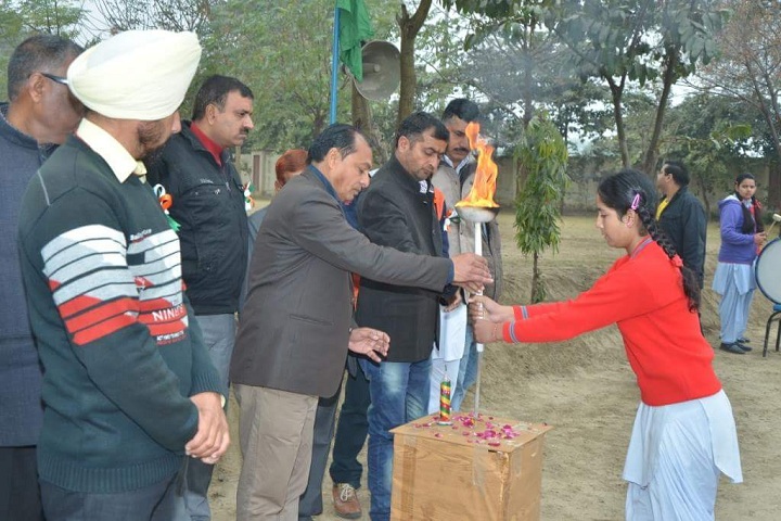Government Model Senior Secondary School-Lamp Lighting